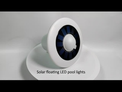Solar-Floating-LED-Poollichter mit Temperaturanzeige 12 Farbwechsel