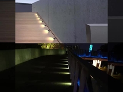 IP67 Ultra-dünne eingebettete Inground-Uplight 12V 24V wasserdichte Deckleuchte eingebettete Bodenlampe