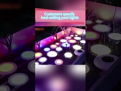 Ultra dünne 7,5 mm Super schlanke LED-Poollampe mit Harz IP68 Unterwasser-PAR 56 RGB Led-Pool