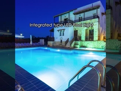 JPY160-AC Die neueste Super dünne 32mm 10W AC12V LED Schwimmbad Unterwasserlicht