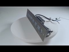 820462 Lineare LED-Bodeneinbauleuchte 12W DMX512 Edelstahl-Frontabdeckung Bodeneinbau