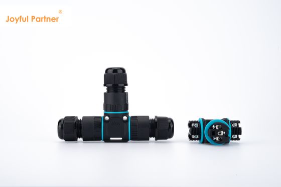 Schnelle Installation IP68 Wasserdichter Kunststoff 2/3-poliger Rundsteckverbinder Elektrischer Konverter