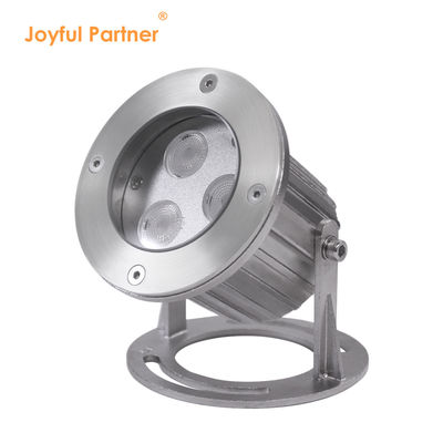 IP68 Wasserdichtem Edelstahl 316 3x2W LED Unterwasserleuchten für Teiche mit Montagebasis