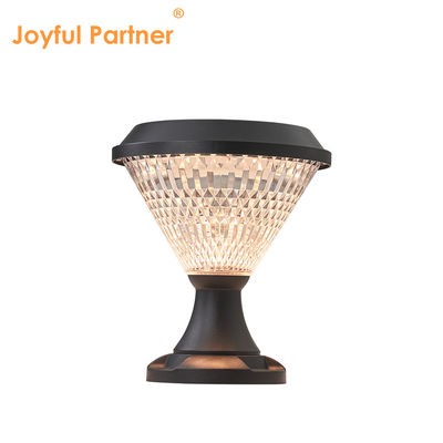 Solar-Bollard-Leuchten ABS-Material Polykristalline Sloar-Panels Epistar SMD DIA245mm IP65 APP Steuerung Wasserdicht