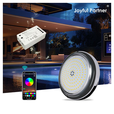 Schwimmbadleuchten Harz gefüllt Flachform RGB Oberfläche montiert SMD LED 152mm Dia