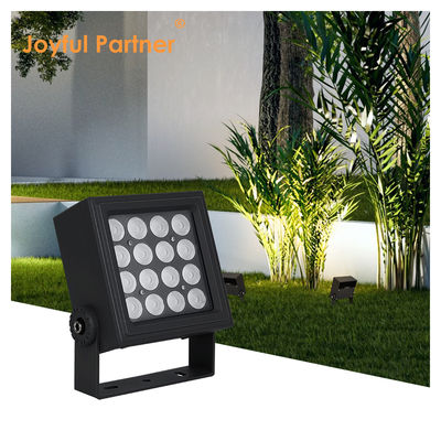 LED Fassadenbeleuchtung IP65 Rostfreier Druckguss Schmaler Winkel 16W DC24V Für Gartenmauer