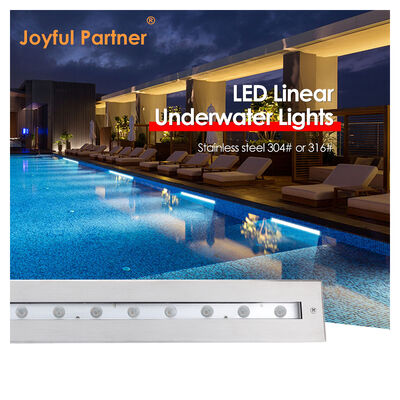 Unterwasser-Linearlicht Rechteckform mit asymmetrischem Strahl IP68 SS316L Material
