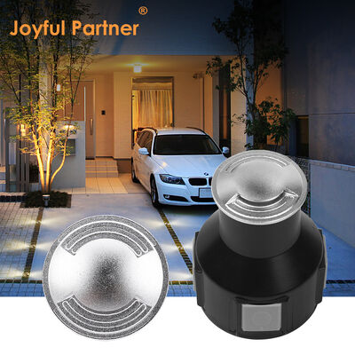 3W Einbauleuchte Aluminiumgehäuse Edelstahl 316 Frontabdeckung AC100-240V 3000K mit 0,5M Kabel