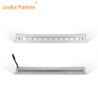 Unterwasser-Linearleuchte DC12V 316 Edelstahl DMX 512 RGB 12W 24W 628MM Länge für Wasserfall