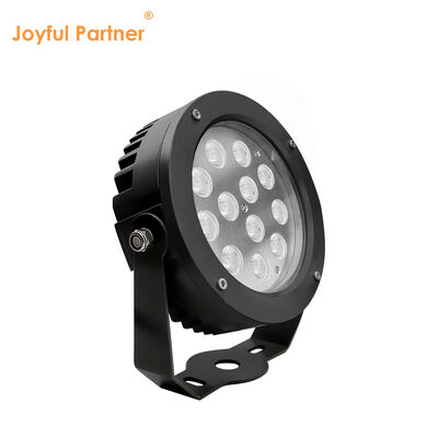 LED-Gartenspot 36W Eingebauter DMX512-Treiber DC24V RGB3in1 Schwarzes Gehäuse mit Pulverbeschichtung Durchmesser 160MM