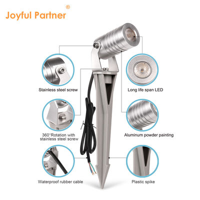 LED Spike 1w 2w 3w Outdoor Garten Scheinwerfer Garten Landschaftslicht für Baumrasen