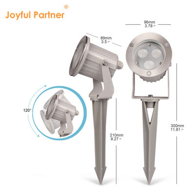 Außenlandschaftsweg LED Gartenlicht Edelstahl Wasserdicht IP65