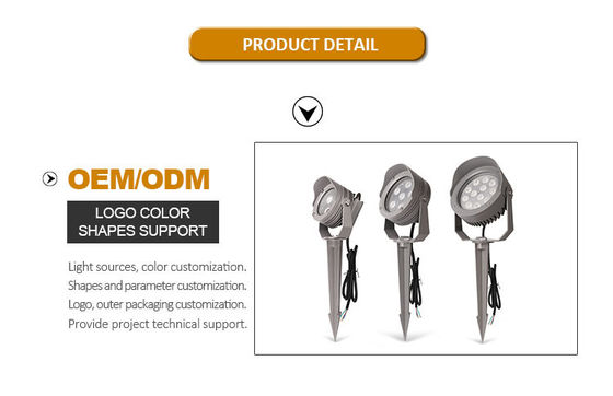 IP65 12V Gleichspannung Dimming Dekorativ LED Scheinwerfer Aluminium Outdoor Landschaftsleuchte