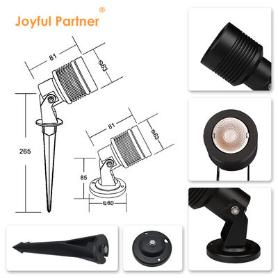 Anpassbarer Winkel Garten Licht nach unten 6W 10W Quadrat Außengrundbeleuchtung