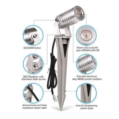 Moderne LED Gartenlicht Aluminium Wasserdicht Ip65 LED Spike Licht
