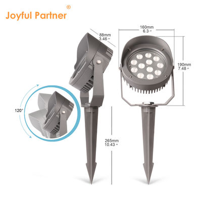 DMX512 Farbenfrohe Außen LED Baumlicht 12W 24W 36W IP65 Rgb Spike Lichter