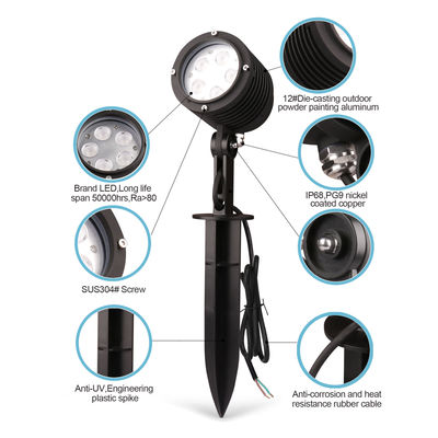 24VDC Außen-LED-Gartenleuchte 5W 10W 15W Niederspannungs-LED-Spotleuchten