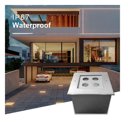 12V Gleichstrom-Floor Step LED Außenuntergrundlicht IP67 Vergraben 3W 4W 8W