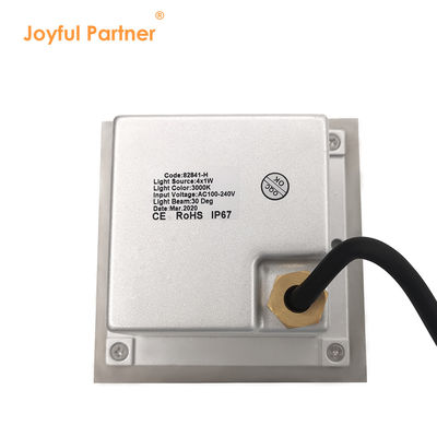 Quadratische LED-Bodenleuchte Original CREE/OSRAM LED 4W 8W IP67 CE RoHS für Landschaftswege