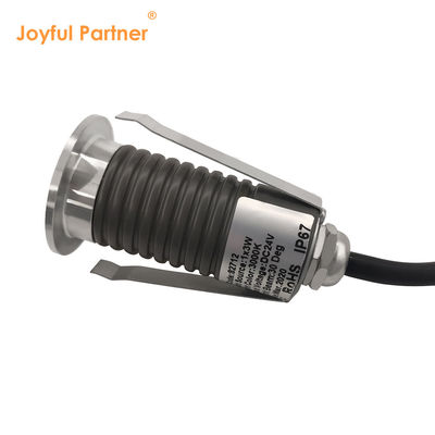 Mini IP67 Unterwasserleuchte wasserdicht einfarbig 3000K Edelstahl 1W 3W Einbau