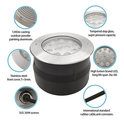 12w 24w 36w Outdoor LED Untergrundlicht Vergrabene Lampe Treppenlicht