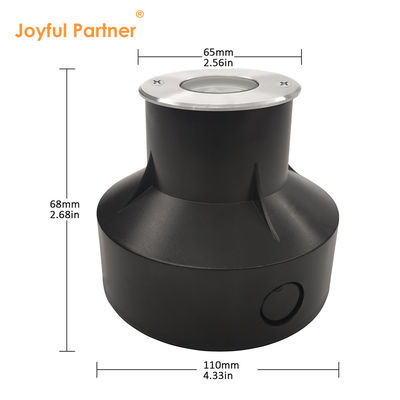 In-Ground-Rückstandsbeleuchtung 1W 2W 3000k Warm weiß IP67 gute Wärmeverteilung Aluminium-Körper