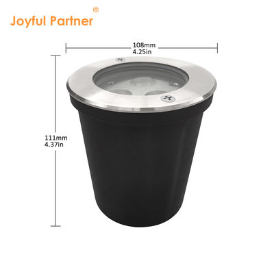 24VDC Outdoor Inground Light Wasserdicht 6W 12W DIA160MM Edelstahlkörper für das Projekt