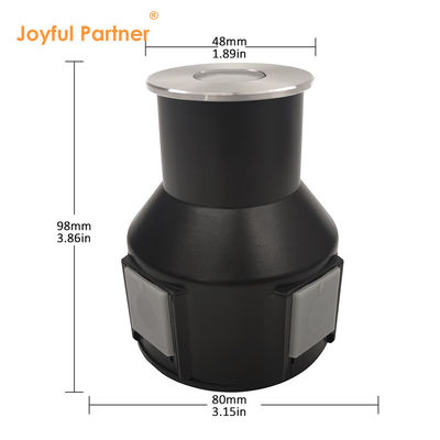 3W IP67 Einbau-Runde Deckleuchte 316 Edelstahl Frontabdeckung DIA55MM DC24V