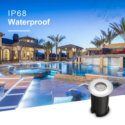 1W IP68 Wasserdichte Unterwasserleuchten 316SS 12V 24V LED-Poolleuchten 2700k - 6500k