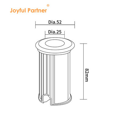 1W IP68 Wasserdichte Unterwasserleuchten 316SS 12V 24V LED-Poolleuchten 2700k - 6500k