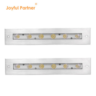 Unterwasser-Linienlicht 316 aus Edelstahl DMX 512 RGB 12W DC24V Asymmetrische Linse RGB3IN1