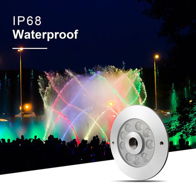 27W 3 in 1 RGB LED-Brunnenlicht aus Edelstahl