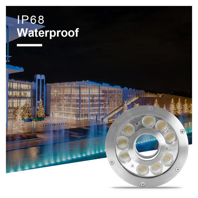 IP68 LED Unterwasserbrunnenlicht 12V 24V Edelstahl 2700K-6500K