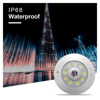 Farbenfrohe LED-Brunnenbeleuchtung 2700k - 6500k IP68 LED Unterwasserbeleuchtung