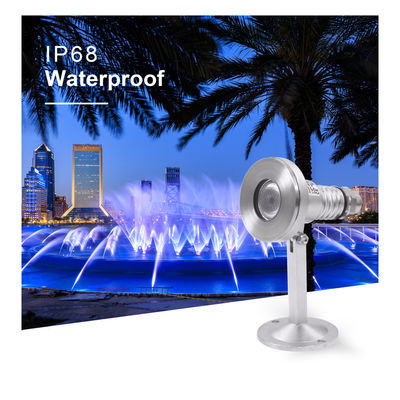 Wasserdichte IP68 Schwimmbadleuchten Rgb Dmx SS 316 LED-Brunnenbeleuchtung