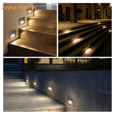 1.5W 3W wasserdichte LED-Schrittleuchten IP65 Breite LED-Schrittleuchten Außen