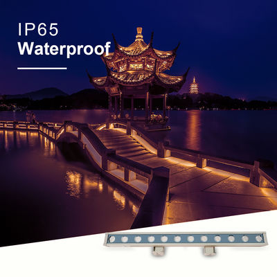 Aluminium Farbe 18W LED Wand Waschmaschine Lichter Außenwasserdicht Linearlicht