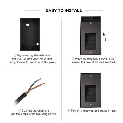 SMD 6W LED-Wandleuchte IP65-Bodenlampe