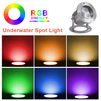 IP68 RGB LED-Brunnenleuchten Unterwasserleuchten aus Edelstahl