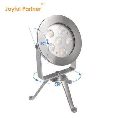 RGBW LED Unterwasserlicht 24V Gleichstrom aus Edelstahl 316 DMX512 Steuerung
