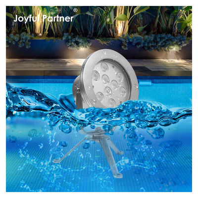 Farbenfrohe RGBW Wasserbrunnen LED-Leuchten DMX Steuerung Edelstahl Unterwasserlicht