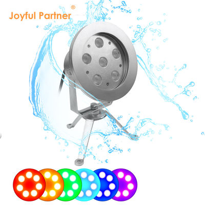 Warme weiße LED-Unterwasserlicht IP68 SS 316 Wasserdichte Brunnenleuchten