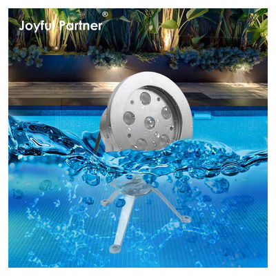 LED-Springbrunnenlampe 6*2W RGB DMX Edelstahl 316 Gehäuse DC12V/24V IP68 für Schwimmbäder