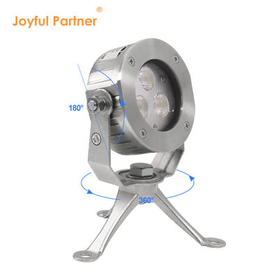 Hohe Qualität DC24V Steuerung 304 Edelstahl DMX512 RGBW IP68 12w LED Unterwasserlicht