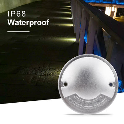 IP67 Ultra-dünne eingebettete Inground-Uplight 12V 24V wasserdichte Deckleuchte eingebettete Bodenlampe
