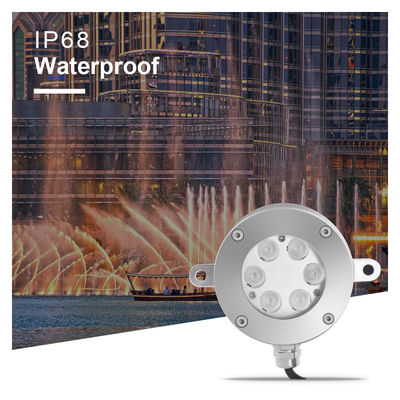 OEM ODM DMX Steuerung RGB LED Unterwasserlicht IP68 Wasserdicht 100 lm/w