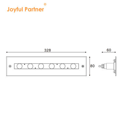 Edelstahl 316L Unterwasser-Linienlicht Schwimmbadleuchten LED