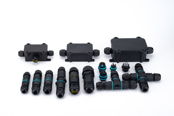 Leichtes IP68 Schnellanschluss 4-Wege externe elektrische Verbindung Box PC Gehäuse