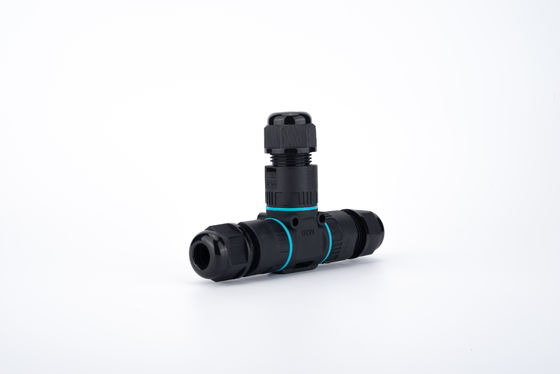 Schnelle Installation IP68 Wasserdichter Kunststoff 2/3-poliger Rundsteckverbinder Elektrischer Konverter