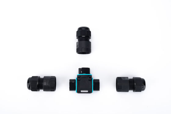 Schnelle Installation IP68 Wasserdichter Kunststoff 2/3-poliger Rundsteckverbinder Elektrischer Konverter